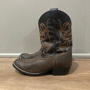 Youth Smokey Mountain Boots Brown Faux Leather Style 1575C Size 2.5